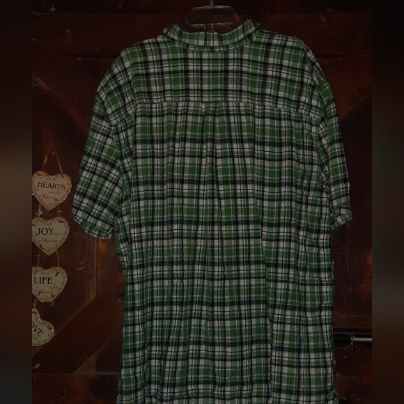 🍀3/15 St. John Bay Men's Flannel Plaid Shirt - Picture 4 of 6